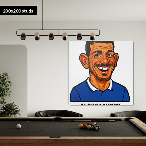 200*200studs, 160*160cm, 63*63inch