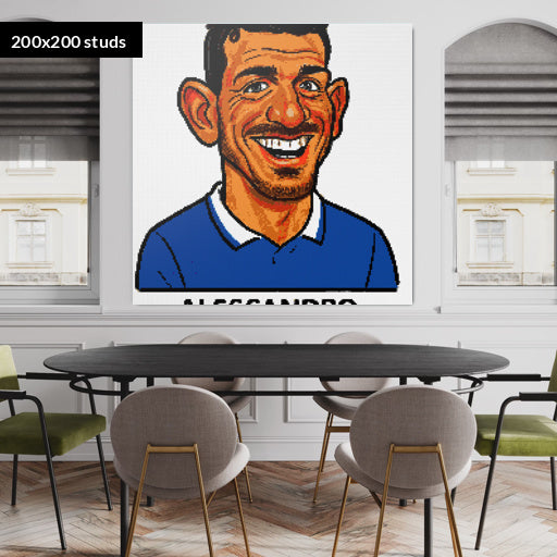 200*200studs, 160*160cm, 63*63inch