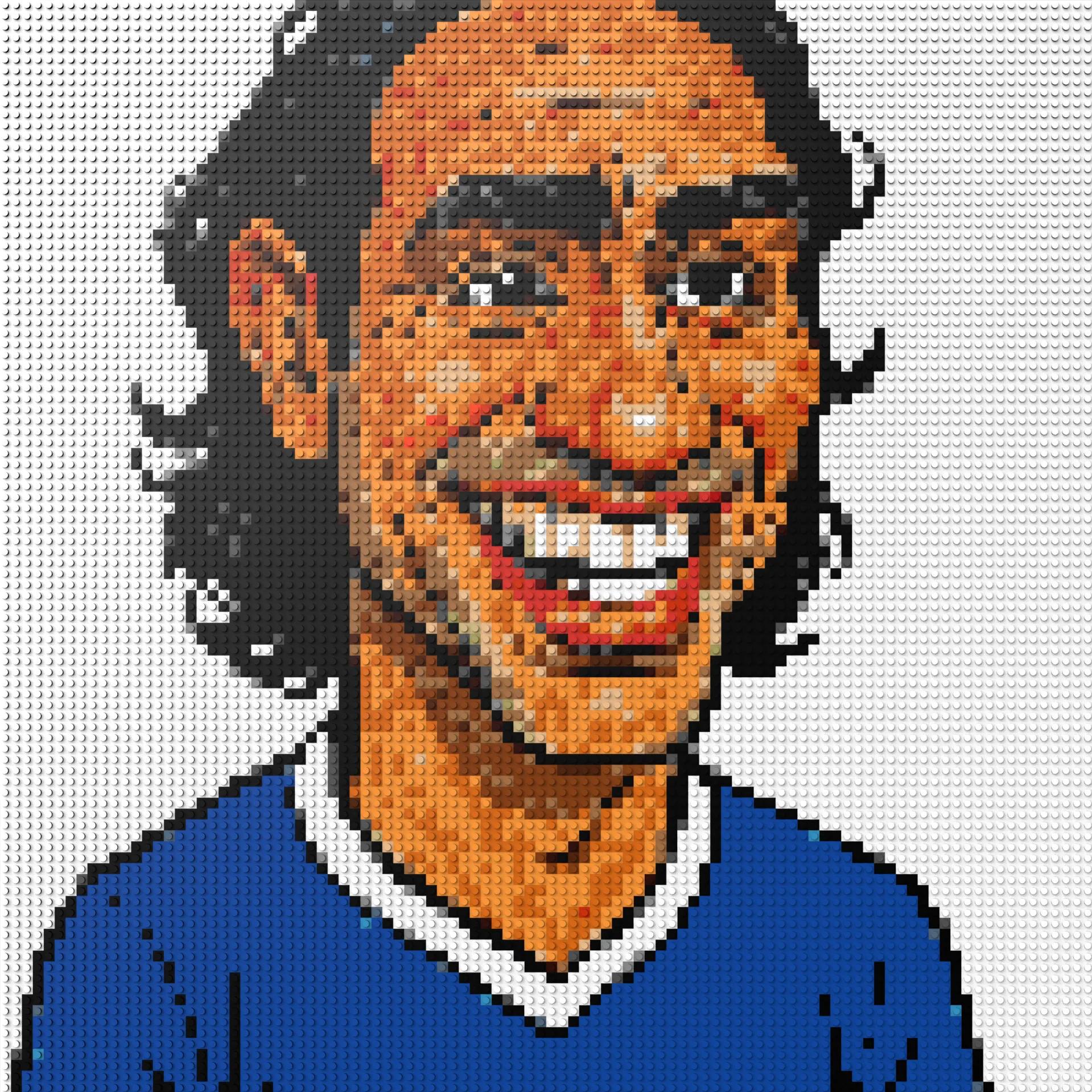 100*100studs, 80*80cm, 31,5*31,5inch