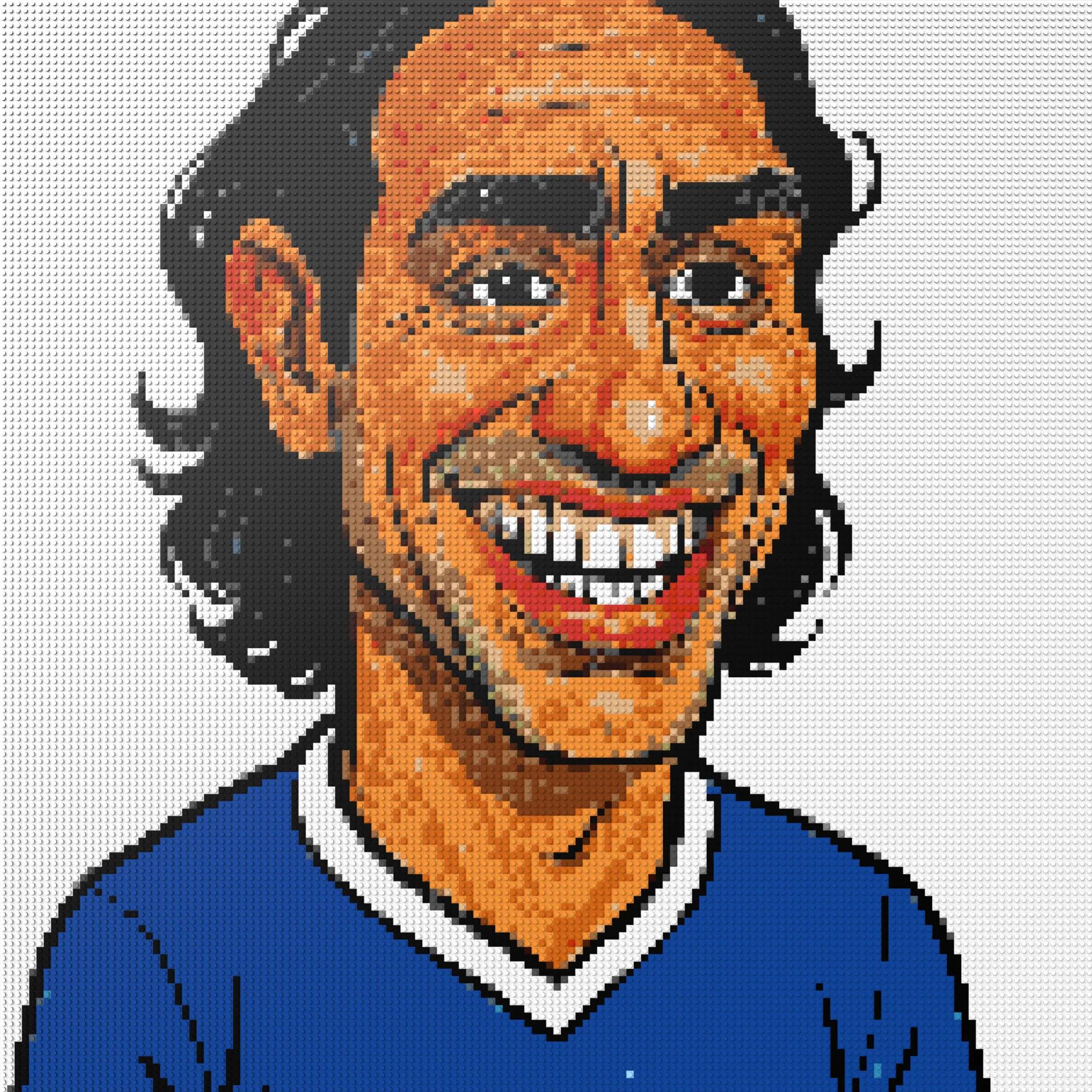 150*150studs, 120*120cm, 47,25*47,25inch