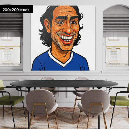 200*200studs, 160*160cm, 63*63inch