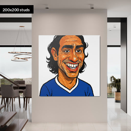 200*200studs, 160*160cm, 63*63inch