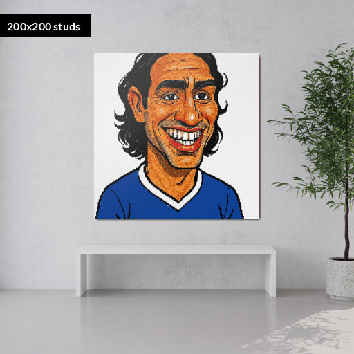 200*200studs, 160*160cm, 63*63inch