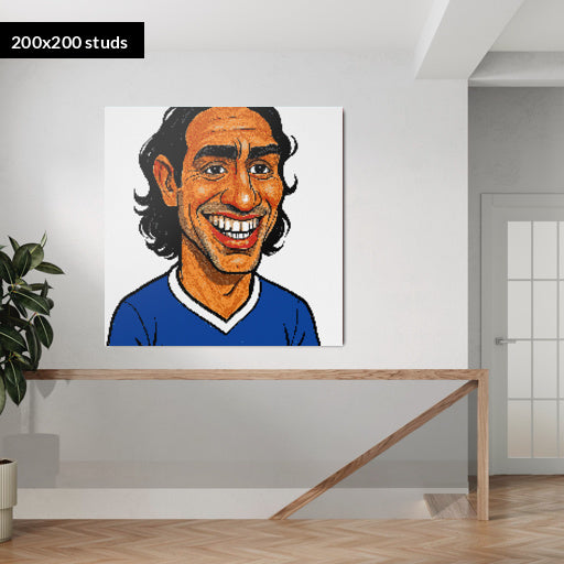 200*200studs, 160*160cm, 63*63inch