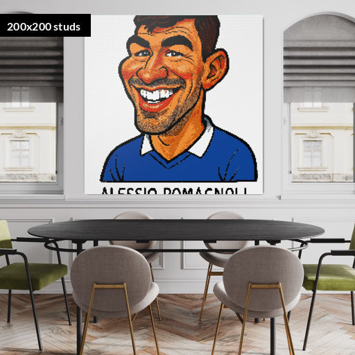 200*200studs, 160*160cm, 63*63inch