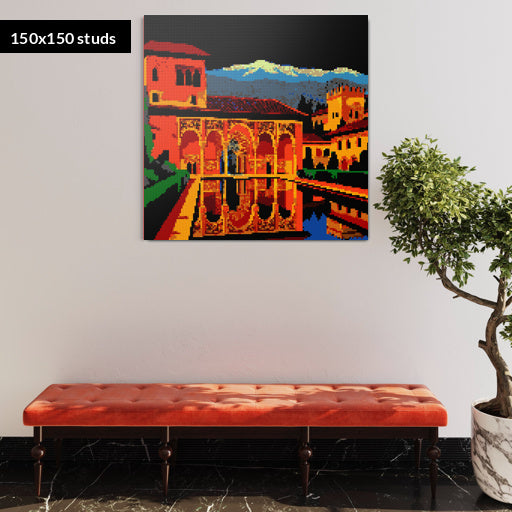 150*150studs, 120*120cm, 47,25*47,25inch