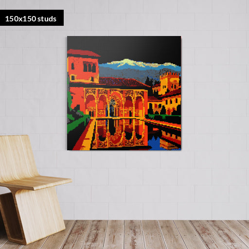 150*150studs, 120*120cm, 47,25*47,25inch
