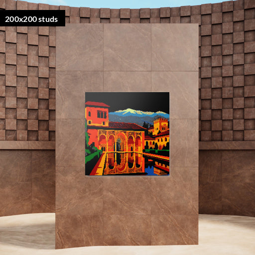 200*200studs, 160*160cm, 63*63inch