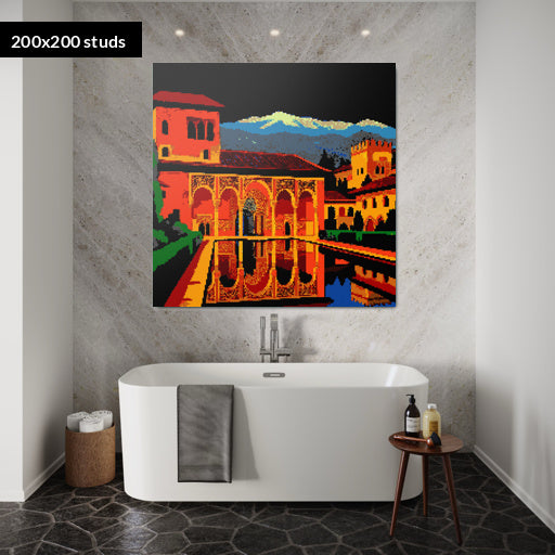 200*200studs, 160*160cm, 63*63inch