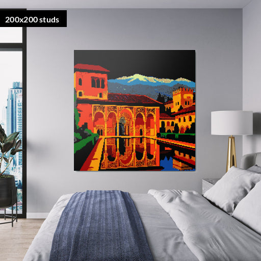 200*200studs, 160*160cm, 63*63inch