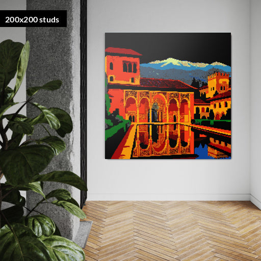 200*200studs, 160*160cm, 63*63inch