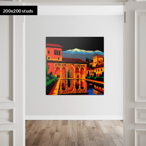 200*200studs, 160*160cm, 63*63inch