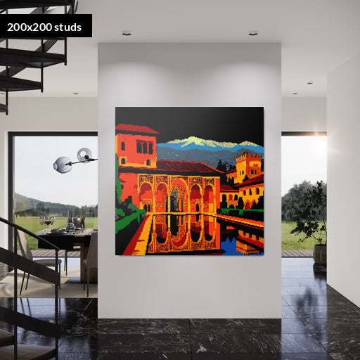 200*200studs, 160*160cm, 63*63inch