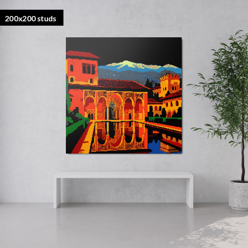 200*200studs, 160*160cm, 63*63inch