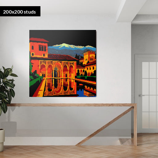 200*200studs, 160*160cm, 63*63inch