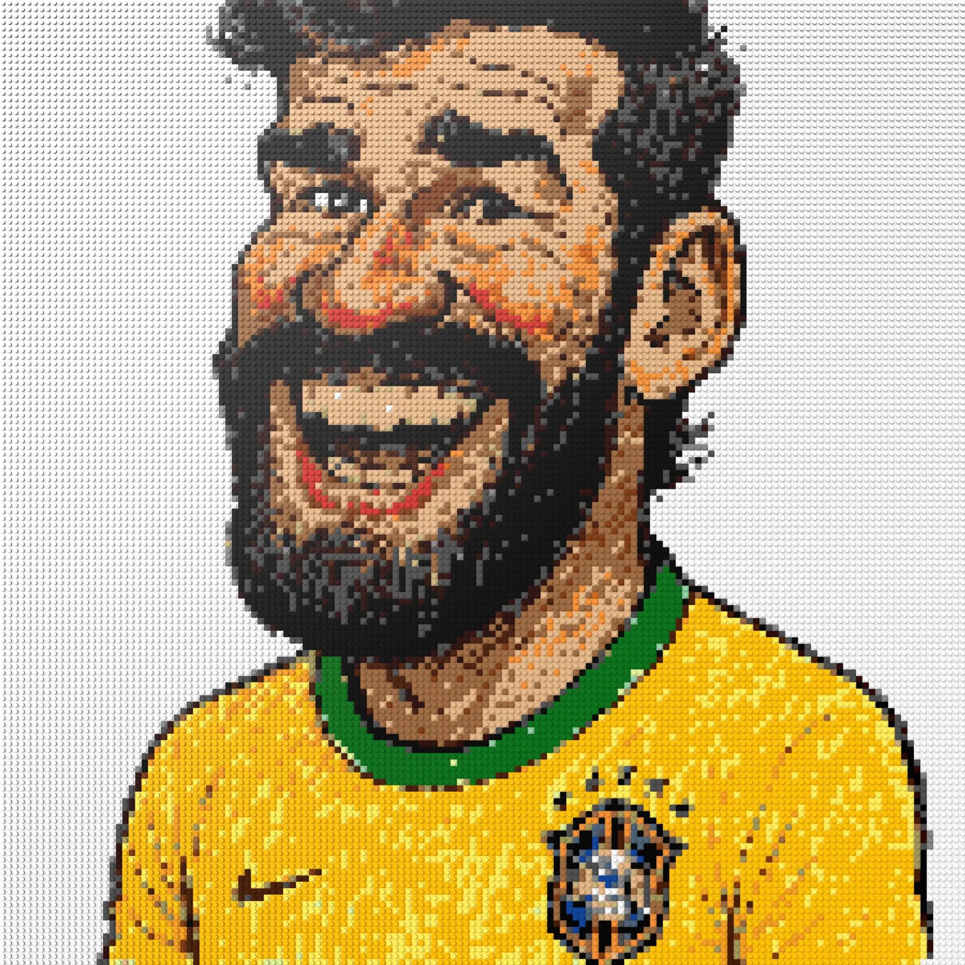 150*150studs, 120*120cm, 47,25*47,25inch