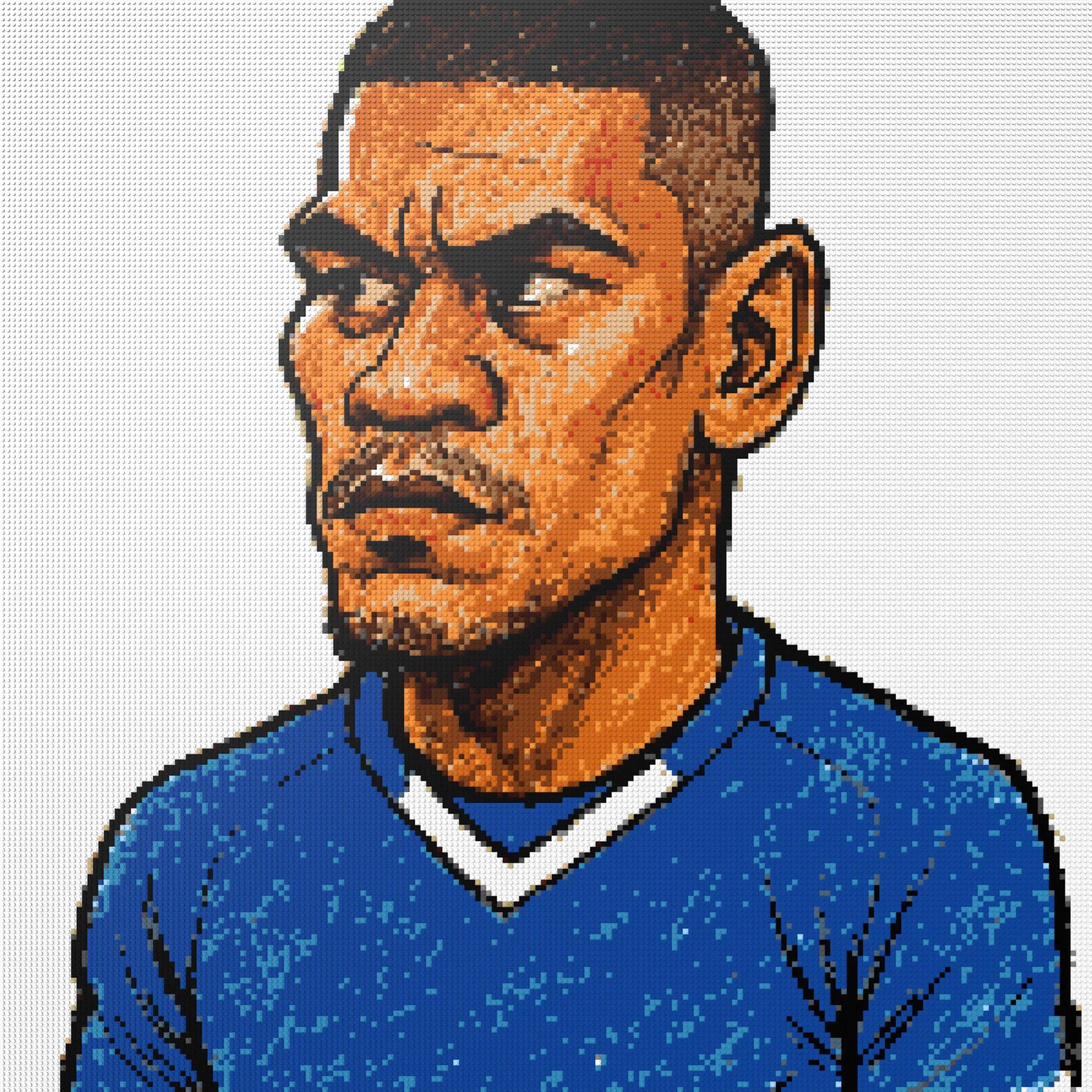 200*200studs, 160*160cm, 63*63inch