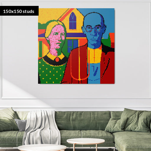 150*150studs, 120*120cm, 47,25*47,25inch