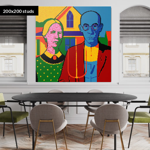 200*200studs, 160*160cm, 63*63inch