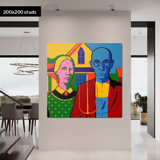 200*200studs, 160*160cm, 63*63inch