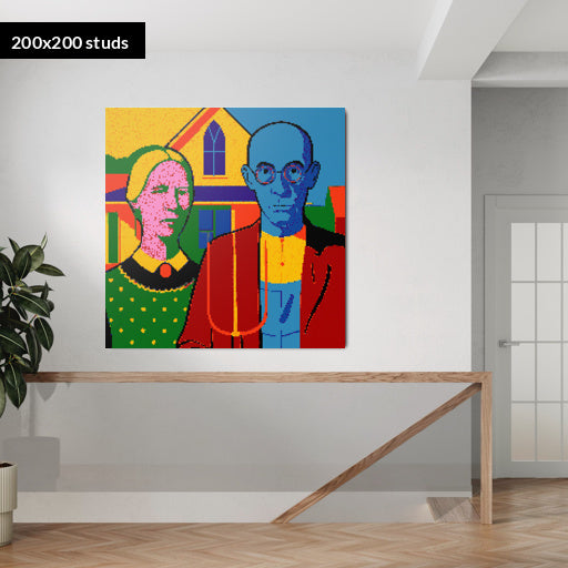 200*200studs, 160*160cm, 63*63inch