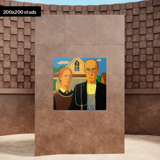 200*200studs, 160*160cm, 63*63inch