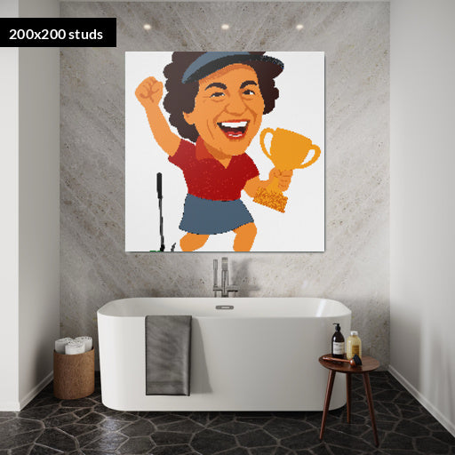 200*200studs, 160*160cm, 63*63inch