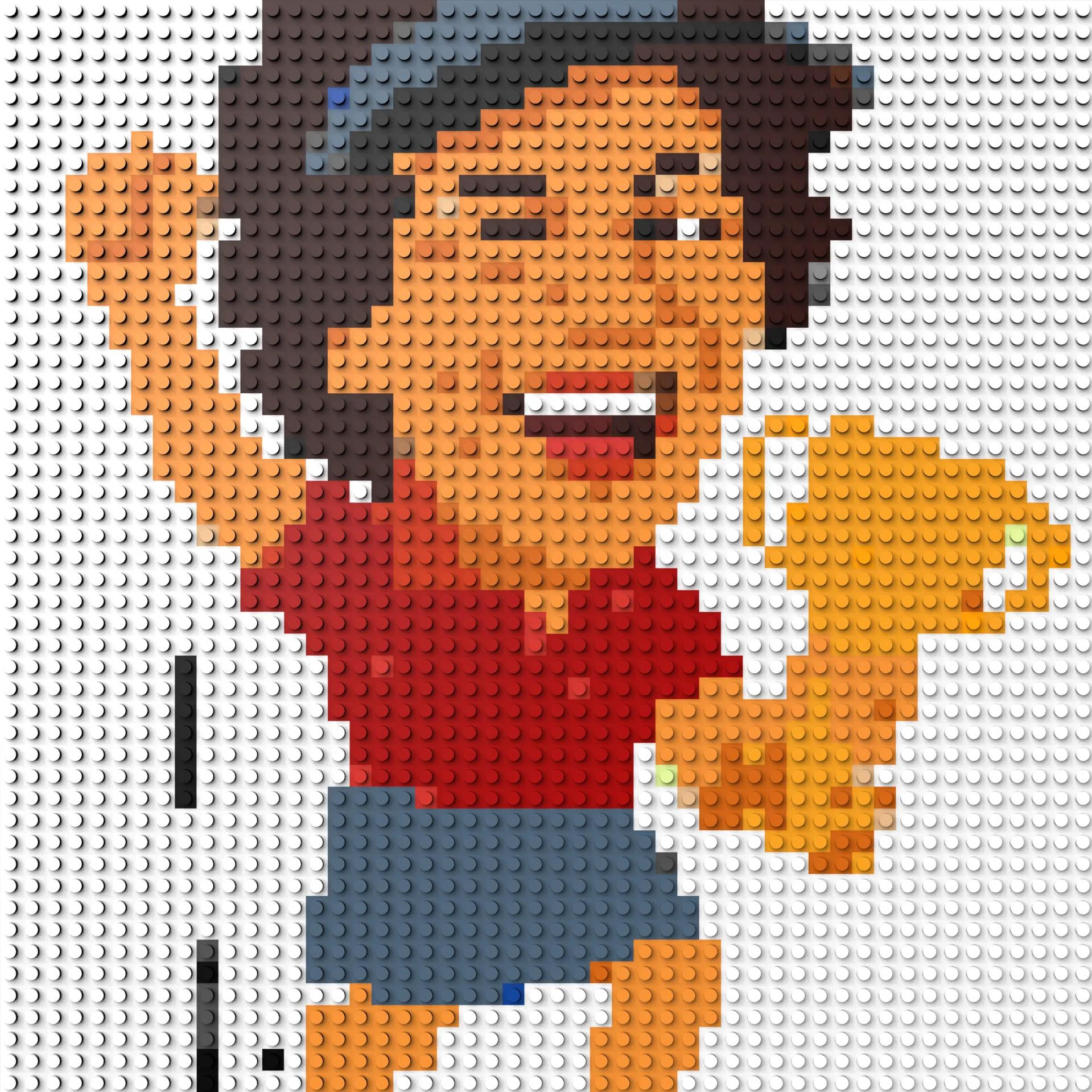 50*50studs, 40*40cm, 15,75*15,75inch