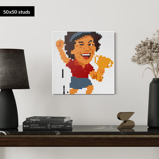 50*50studs, 40*40cm, 15,75*15,75inch
