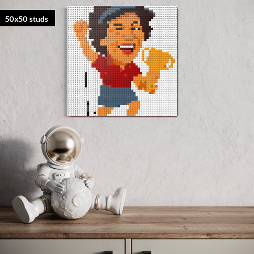 50*50studs, 40*40cm, 15,75*15,75inch