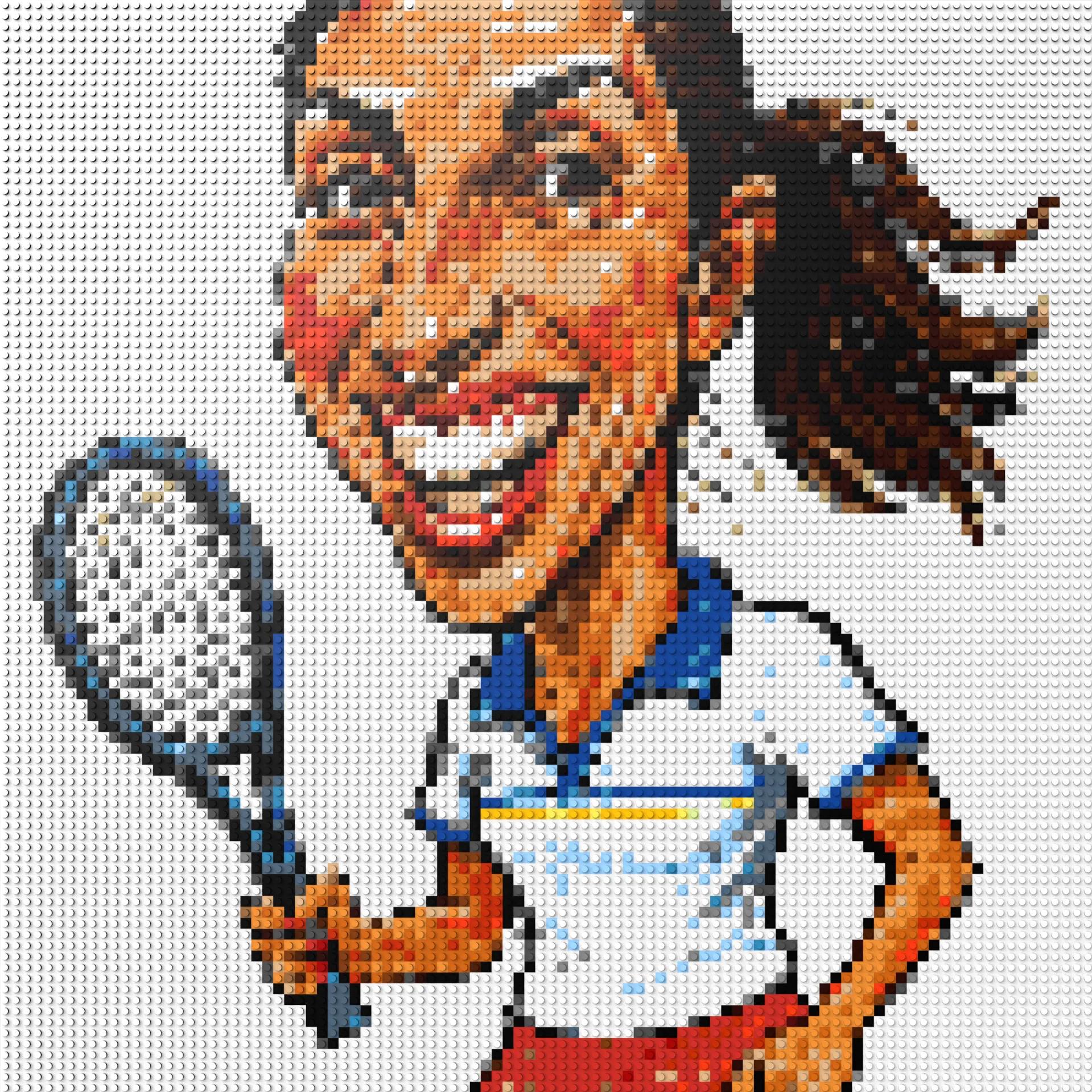 100*100studs, 80*80cm, 31,5*31,5inch