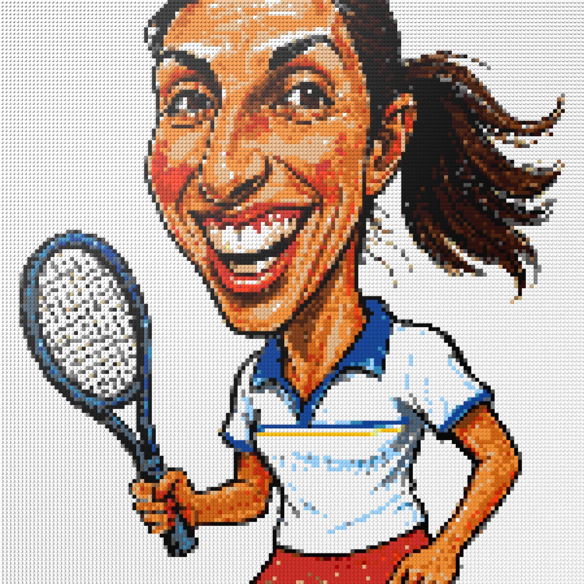 150*150studs, 120*120cm, 47,25*47,25inch