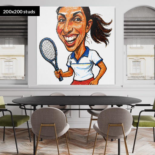 200*200studs, 160*160cm, 63*63inch