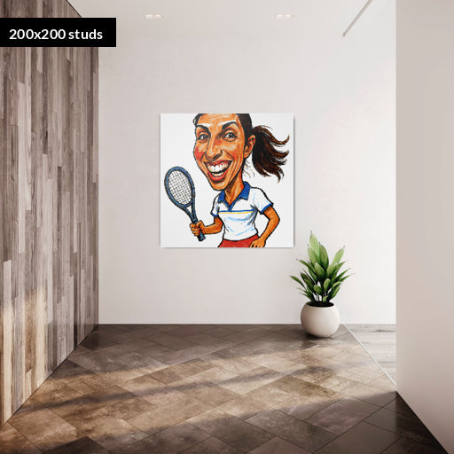 200*200studs, 160*160cm, 63*63inch