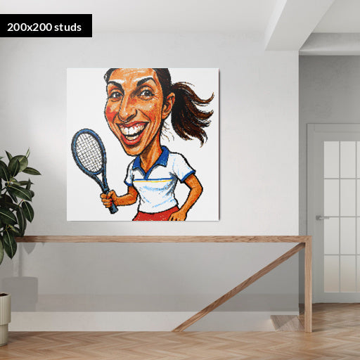 200*200studs, 160*160cm, 63*63inch