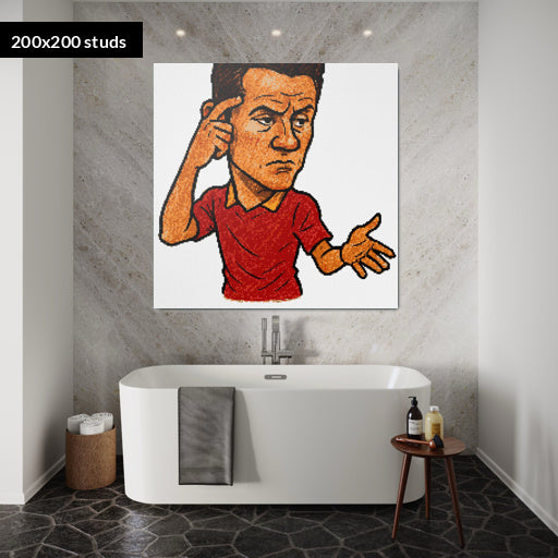 200*200studs, 160*160cm, 63*63inch