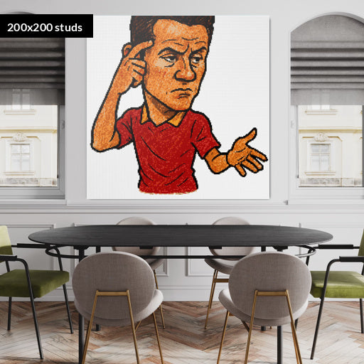 200*200studs, 160*160cm, 63*63inch