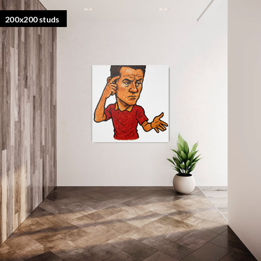 200*200studs, 160*160cm, 63*63inch