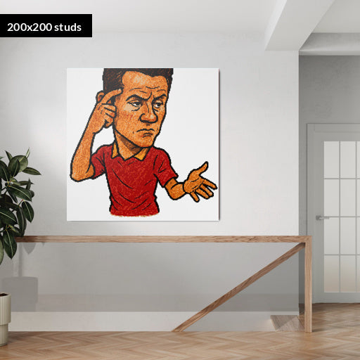 200*200studs, 160*160cm, 63*63inch