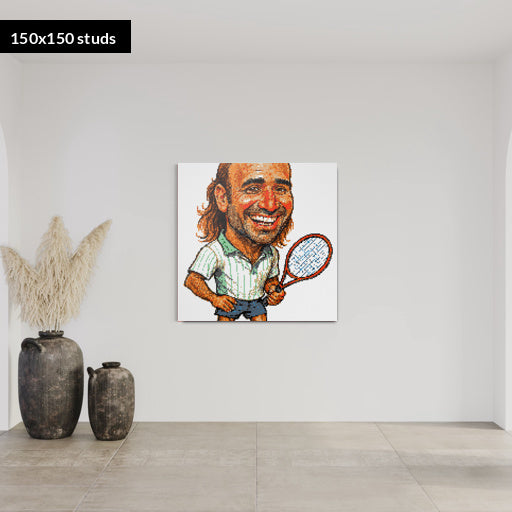 150*150studs, 120*120cm, 47,25*47,25inch