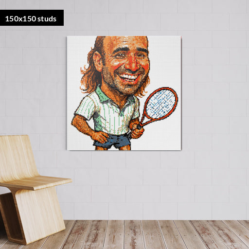 150*150studs, 120*120cm, 47,25*47,25inch