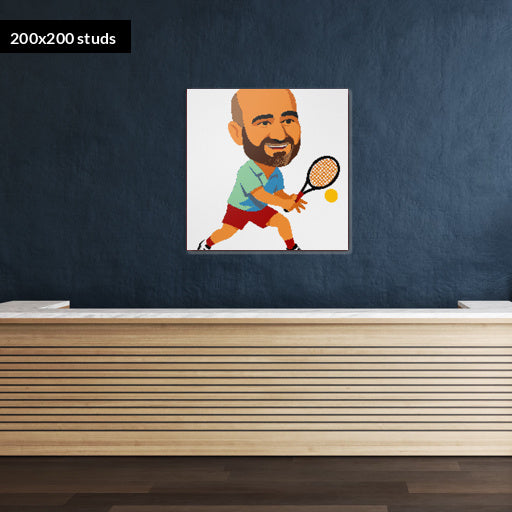 200*200studs, 160*160cm, 63*63inch