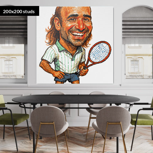 200*200studs, 160*160cm, 63*63inch