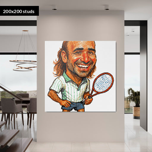 200*200studs, 160*160cm, 63*63inch