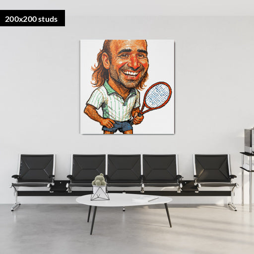 200*200studs, 160*160cm, 63*63inch