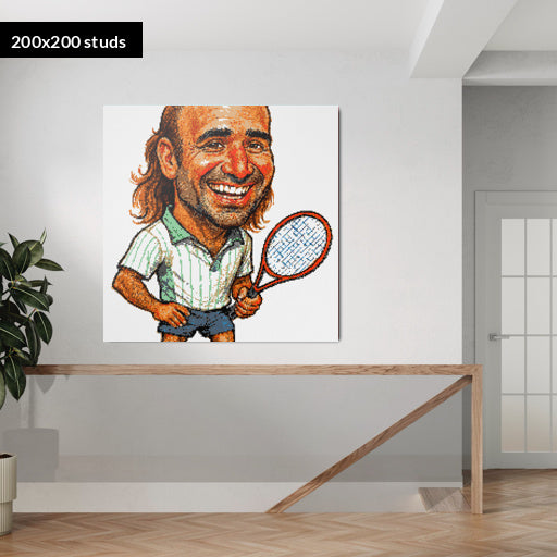 200*200studs, 160*160cm, 63*63inch