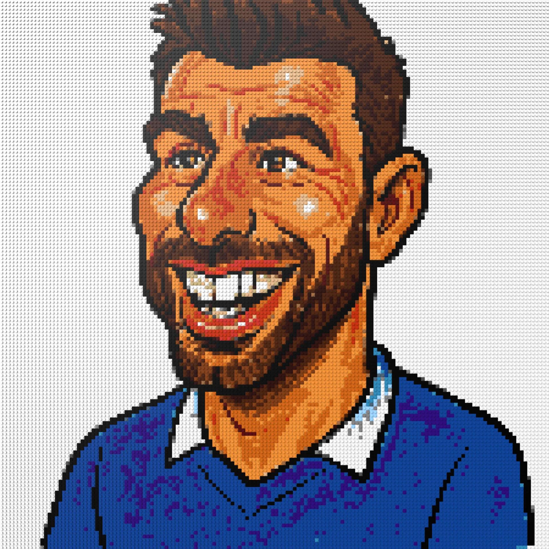 150*150studs, 120*120cm, 47,25*47,25inch