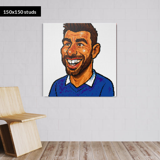 150*150studs, 120*120cm, 47,25*47,25inch