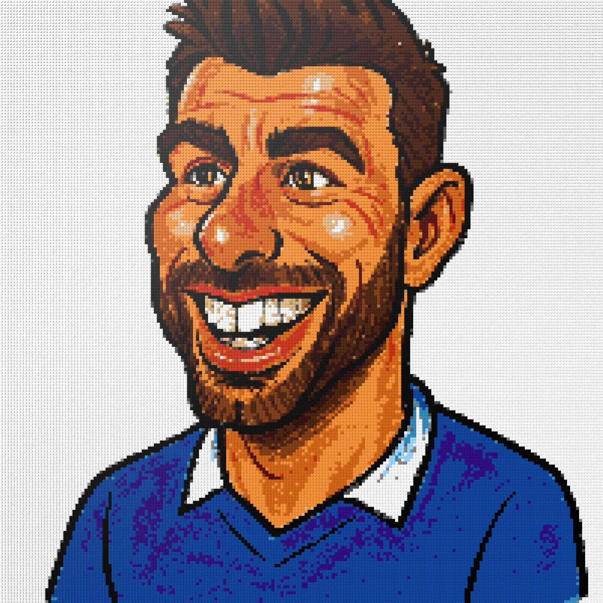 200*200studs, 160*160cm, 63*63inch