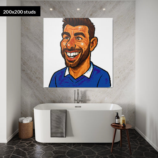 200*200studs, 160*160cm, 63*63inch